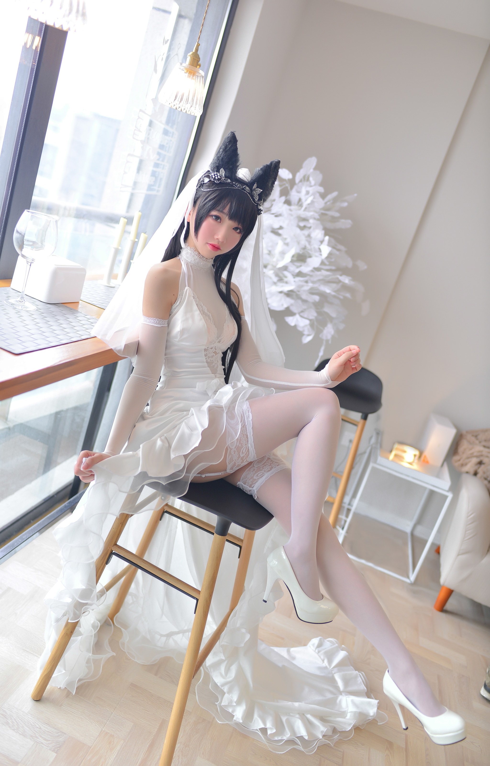 雪琪SAMA - NO.003 爱宕婚纱[38P]-XikXak